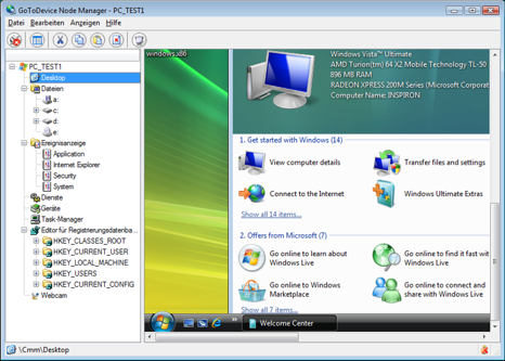 GoToDevice unter Windows Vista